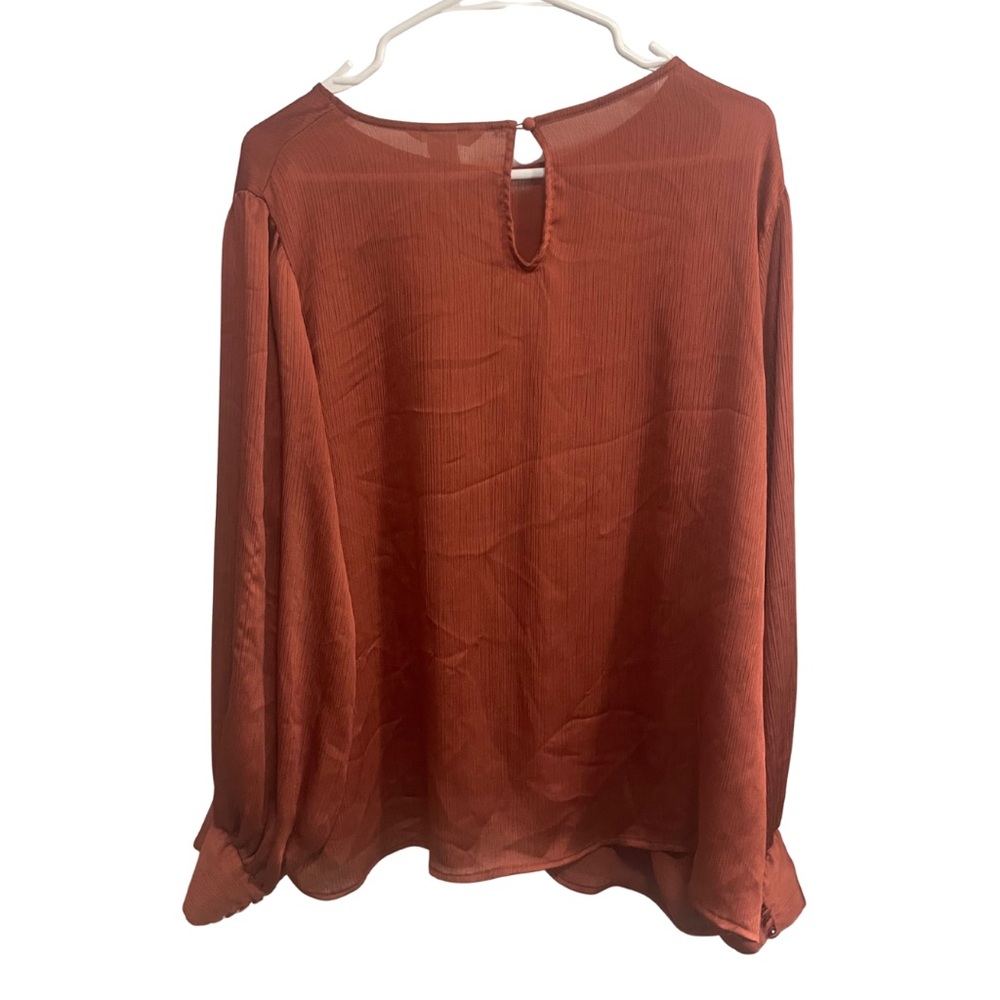 H&M Rust Blouse - Picture 2 of 4